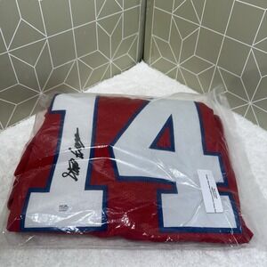 STEVE GROGAN AUTOGRAPHED CUSTOM JERSEY (NEW ENGLAND‎ PATRIOTS) - PSA COA!